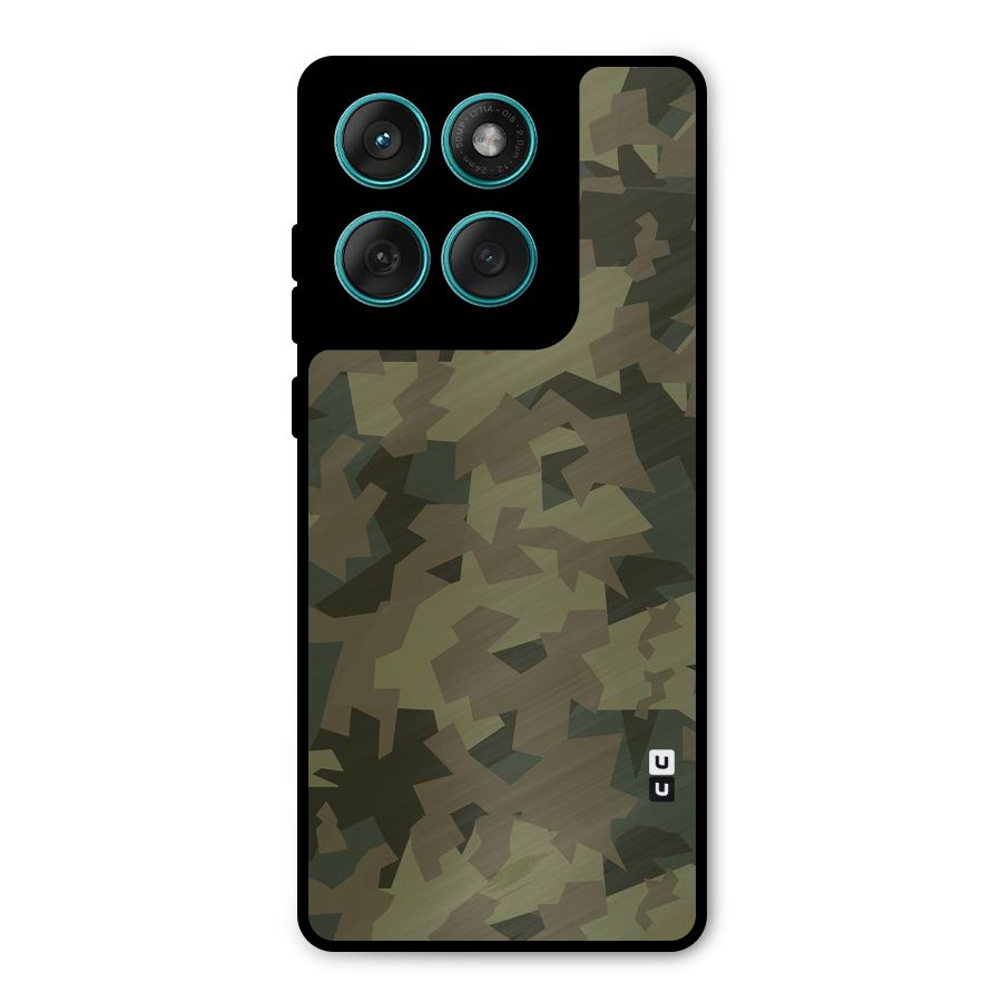 Army Abstract Metal Back Case for Motorola Edge 60