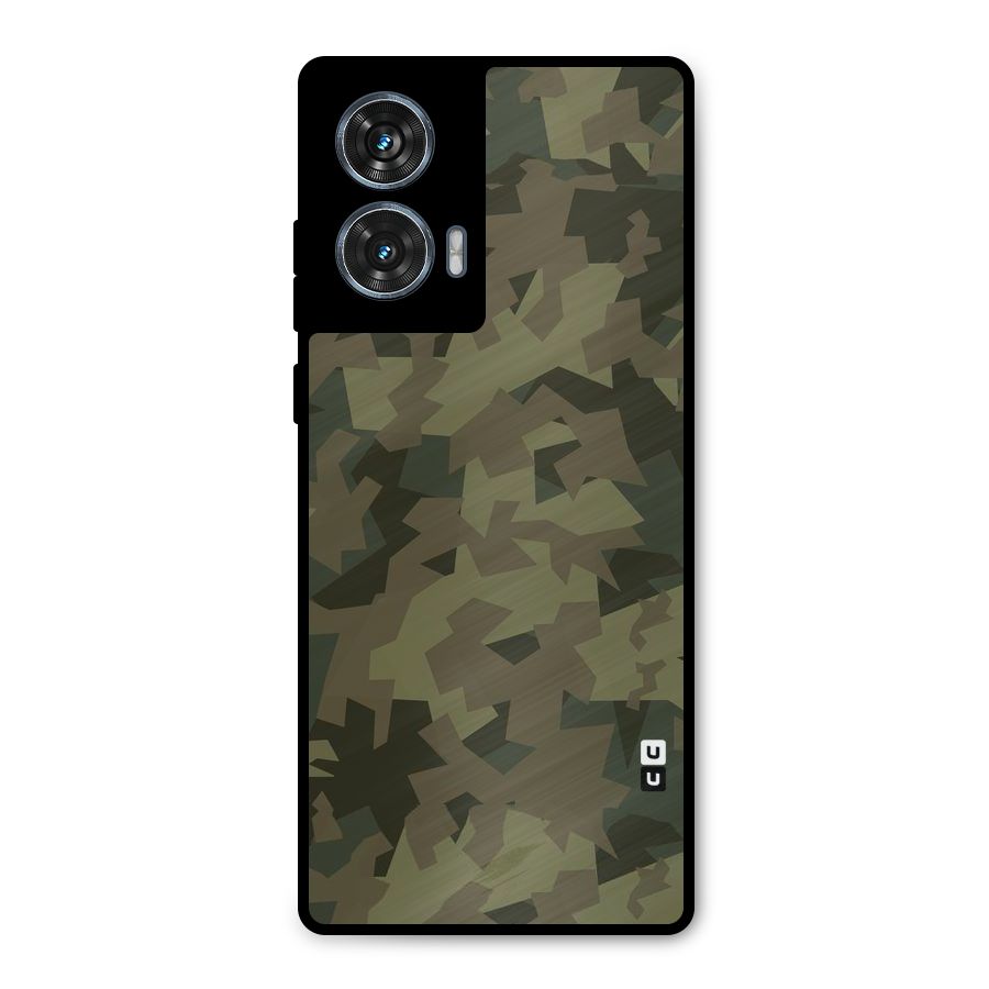 Army Abstract Metal Back Case for Motorola G96