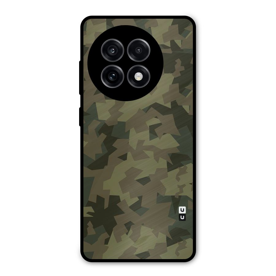 Army Abstract Metal Back Case for OnePlus 13R