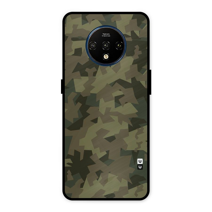 Army Abstract Metal Back Case for OnePlus 7T