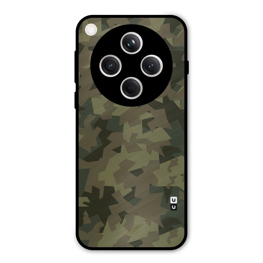 Army Abstract Metal Back Case for Oppo Find X8