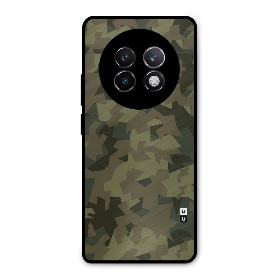 Army Abstract Metal Back Case for Realme 13 Plus