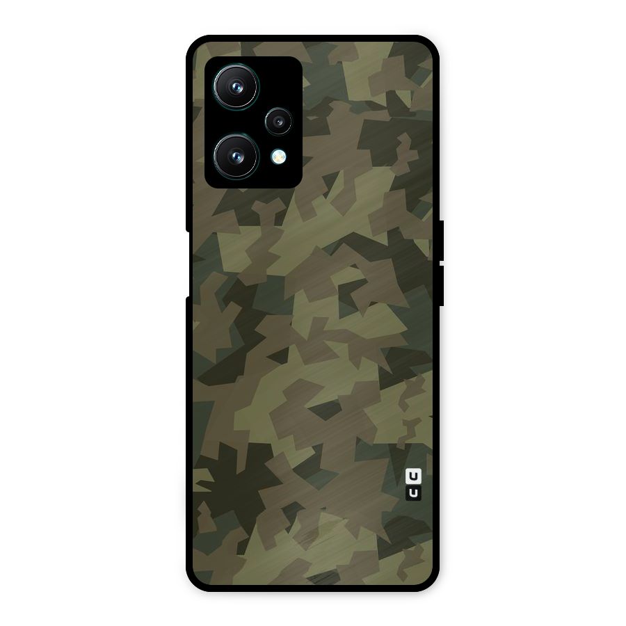Army Abstract Metal Back Case for Realme 9 Pro 5G