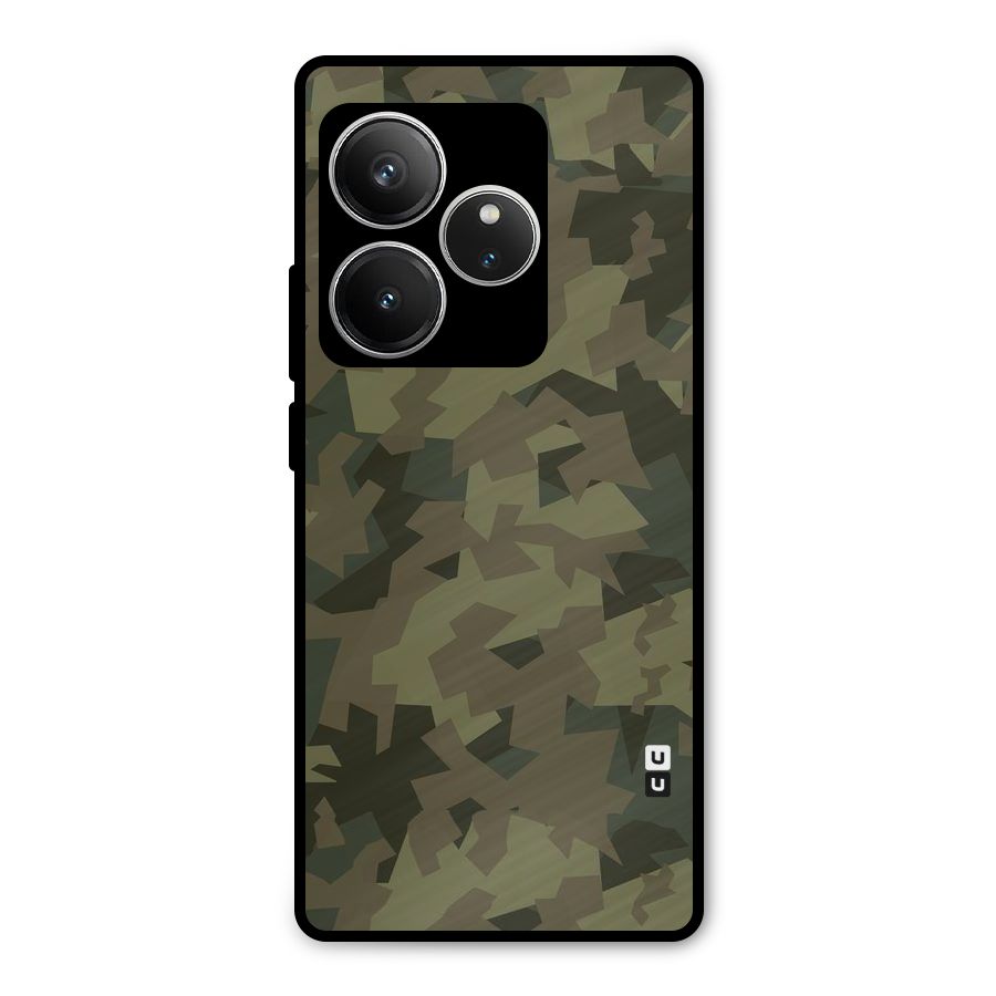 Army Abstract Metal Back Case for Realme GT 6