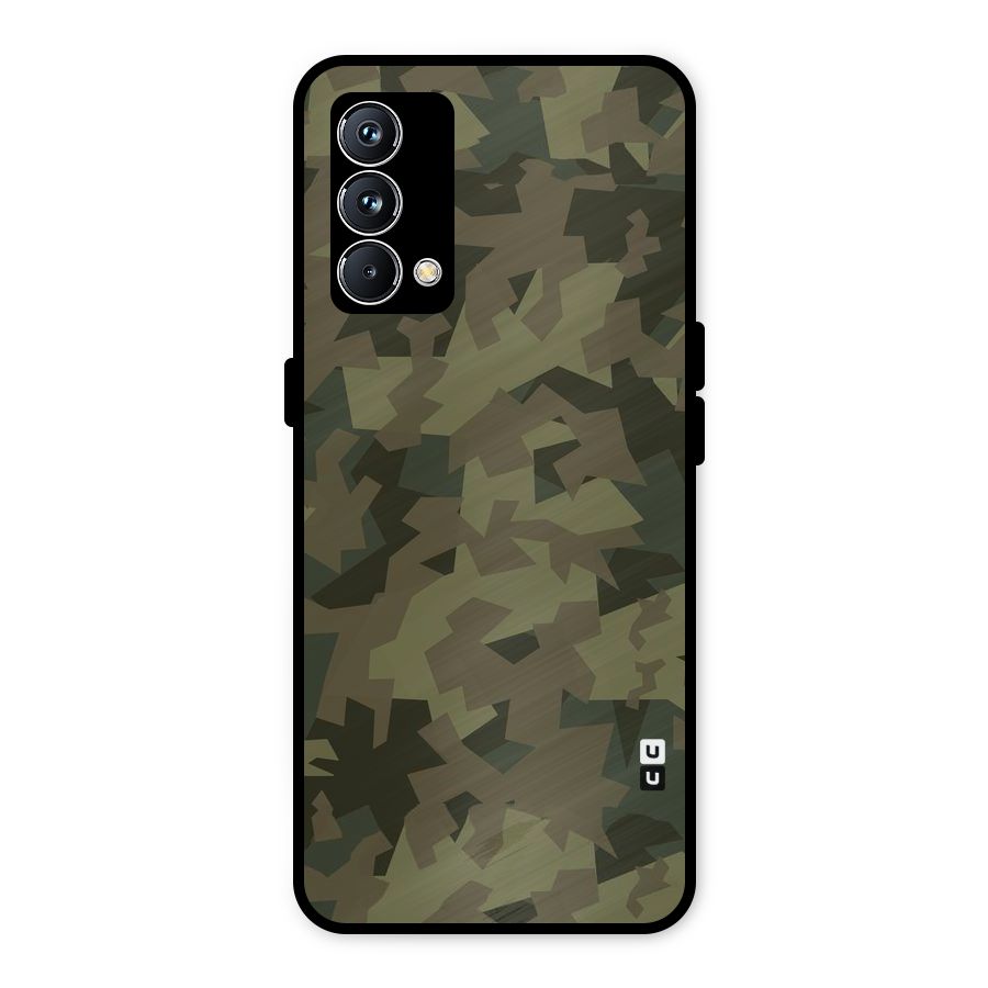 Army Abstract Metal Back Case for Realme GT Master Edition