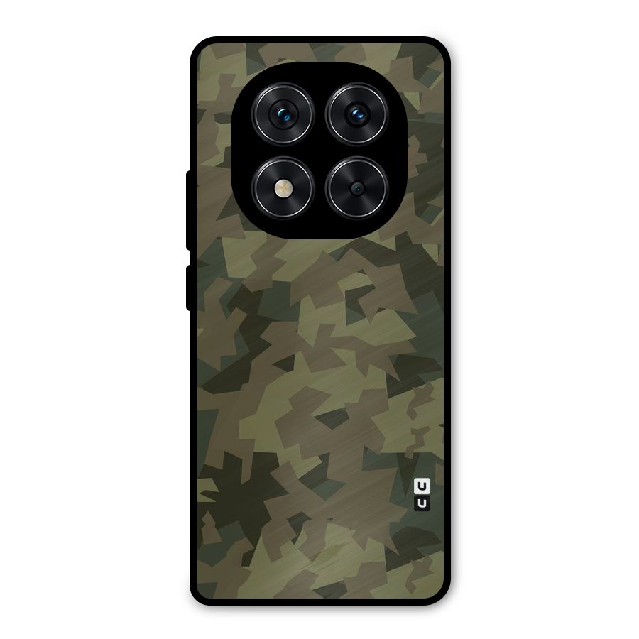 Army Abstract Metal Back Case for Redmi Note 14 Pro 5G
