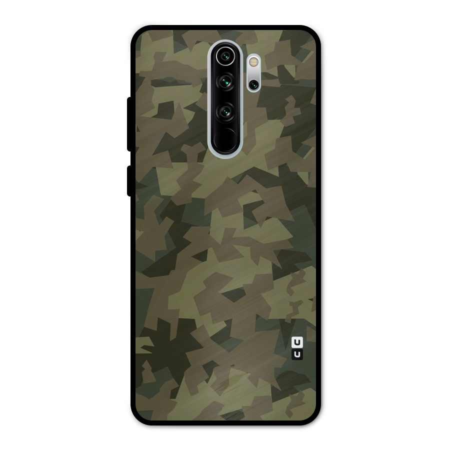 Army Abstract Metal Back Case for Redmi Note 8 Pro