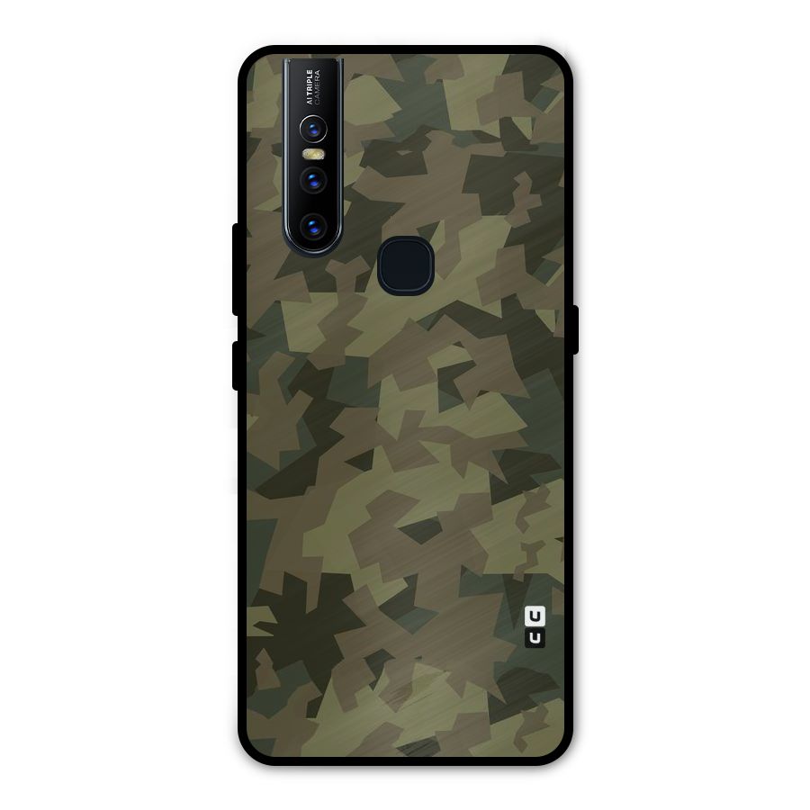Army Abstract Metal Back Case for Vivo V15