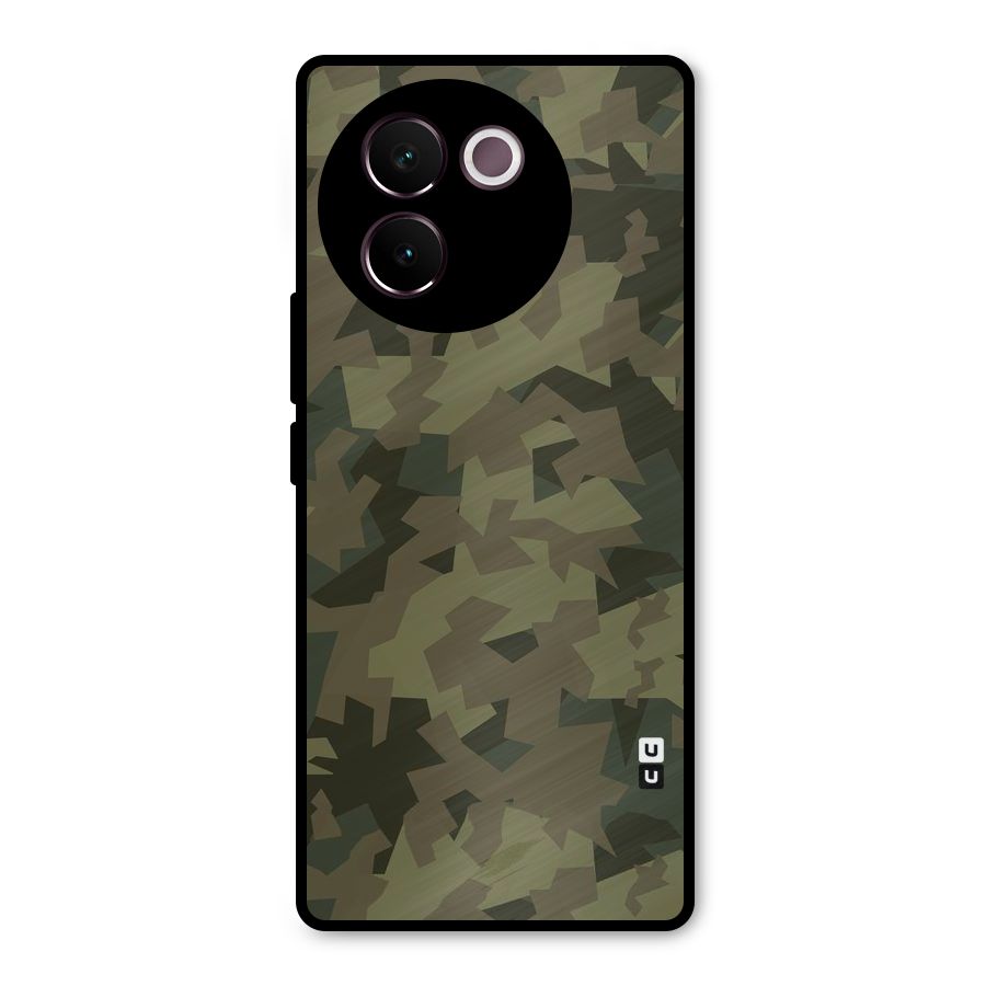 Army Abstract Metal Back Case for Vivo V30e