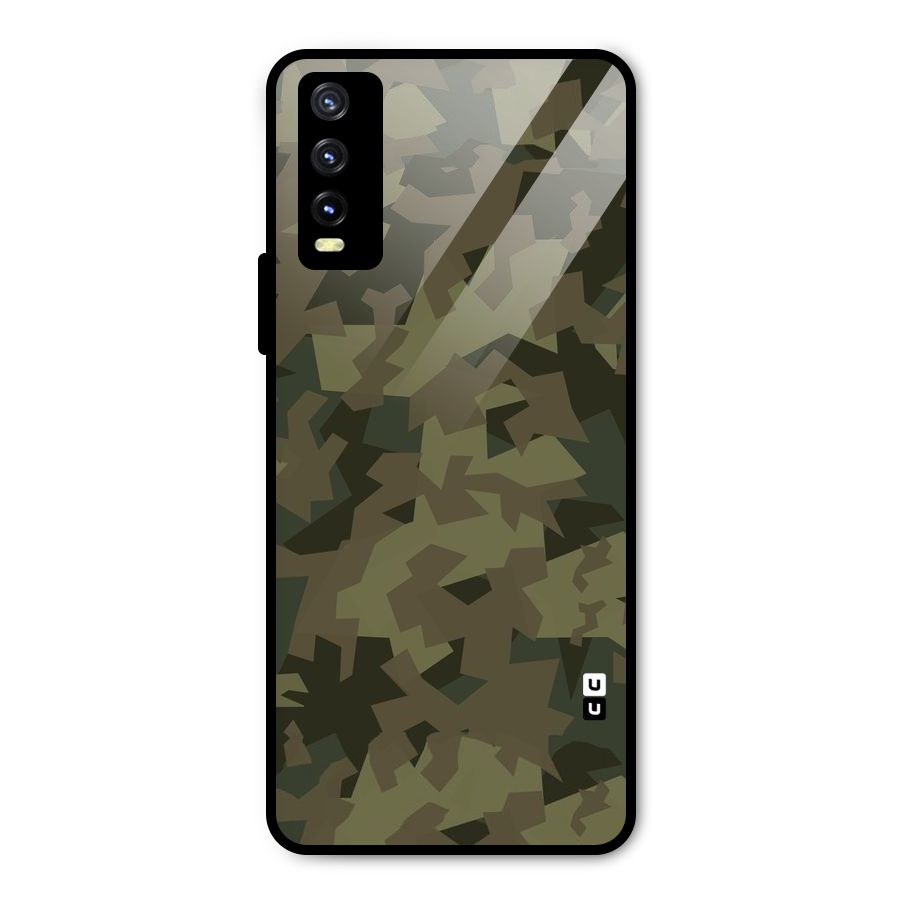Army Abstract Metal Back Case for Vivo Y20g