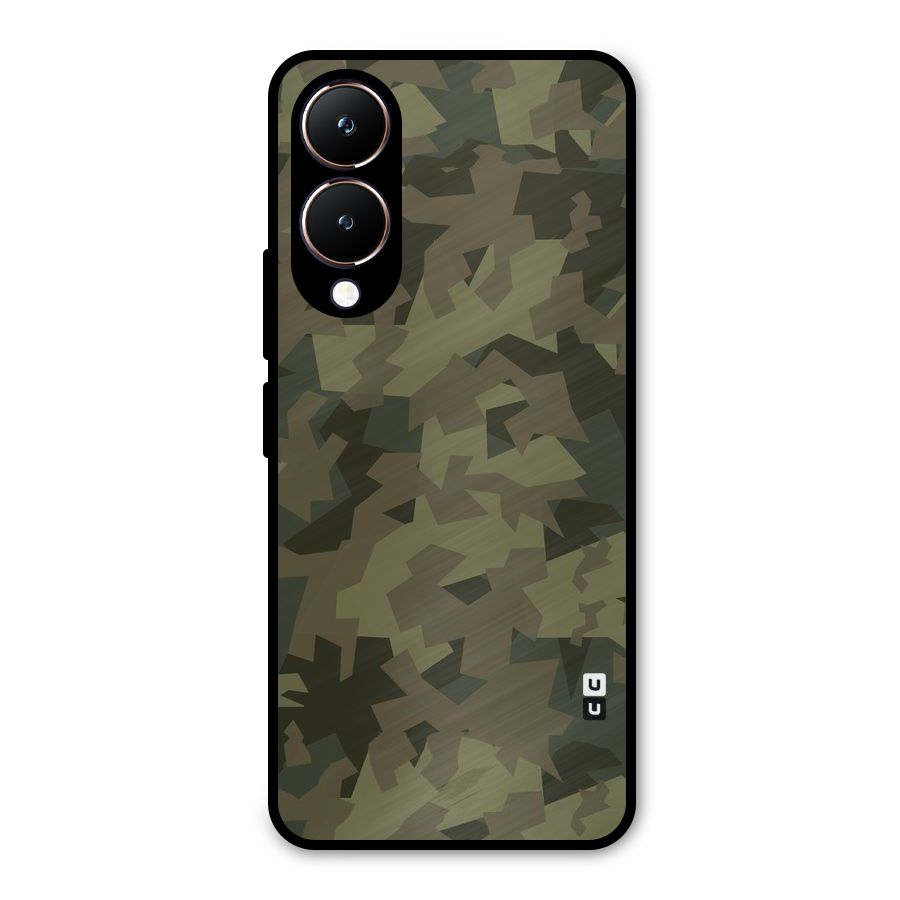 Army Abstract Metal Back Case for Vivo Y28