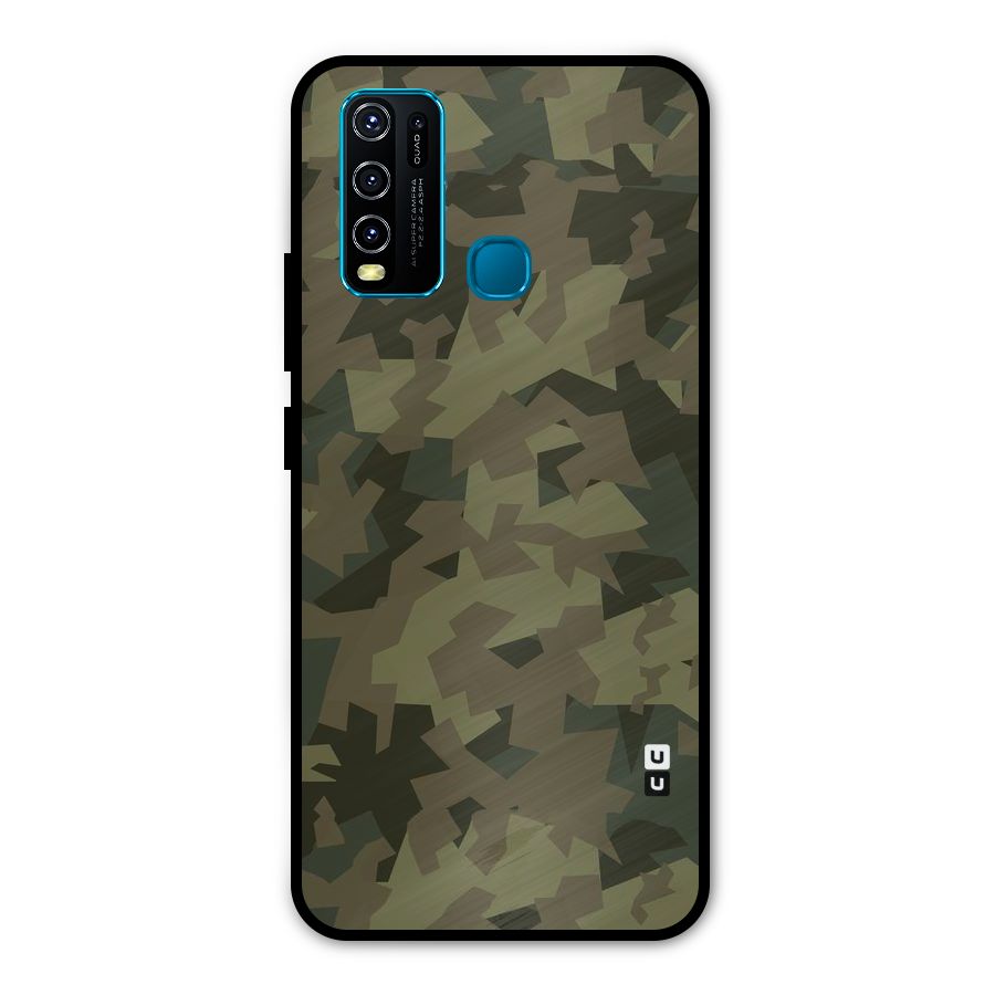 Army Abstract Metal Back Case for Vivo Y50