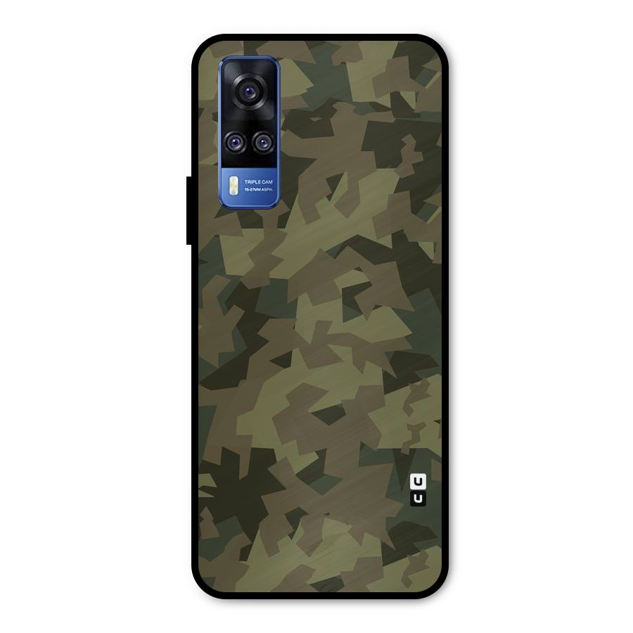 Army Abstract Metal Back Case for Vivo Y51A