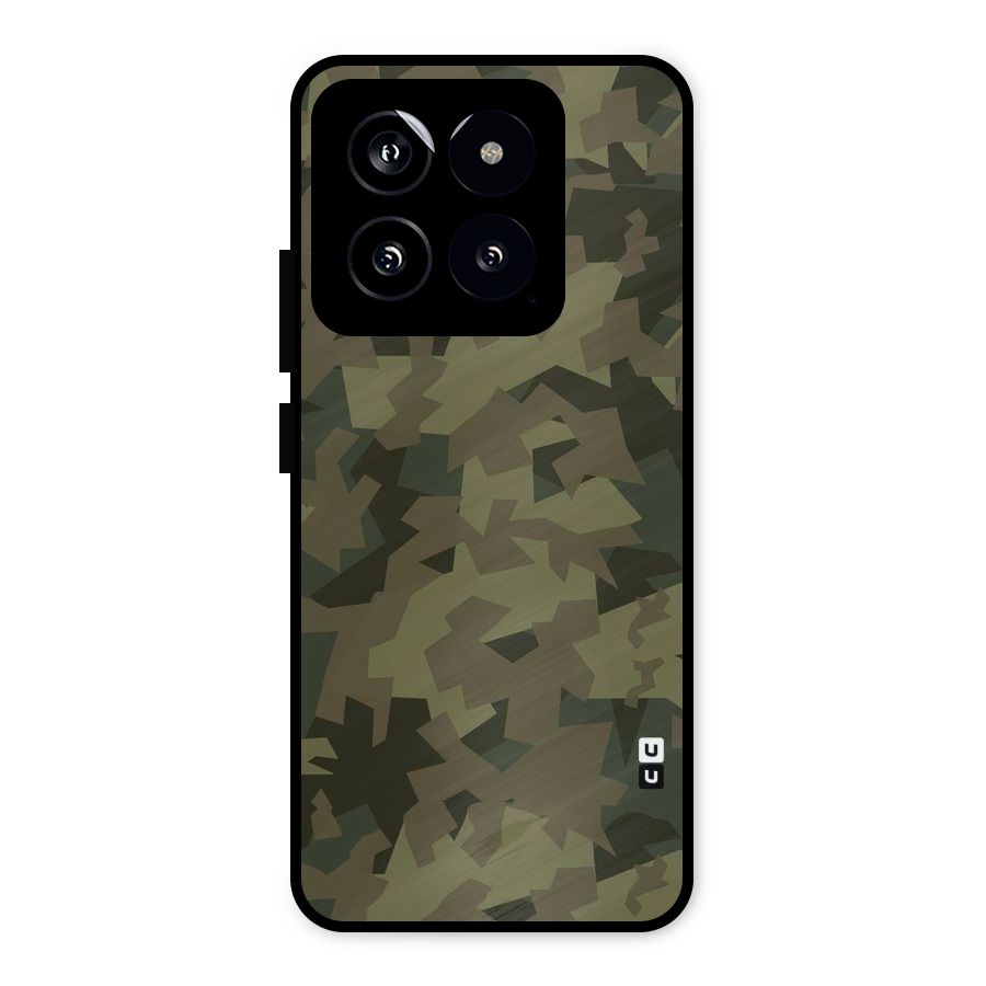 Army Abstract Metal Back Case for Xiaomi 14