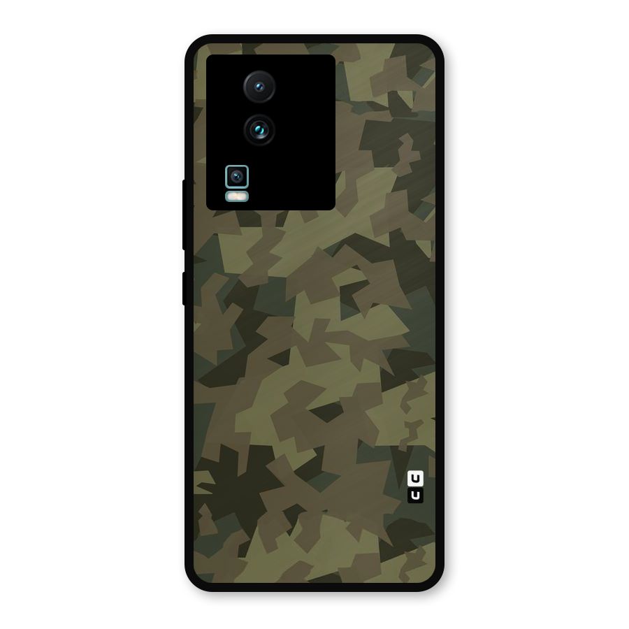 Army Abstract Metal Back Case for iQOO Neo 7