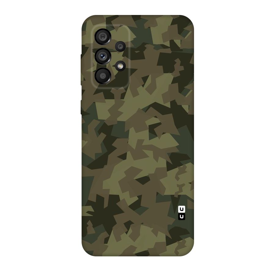 Army Abstract Original Polycarbonate Back Case for Galaxy A73 5G