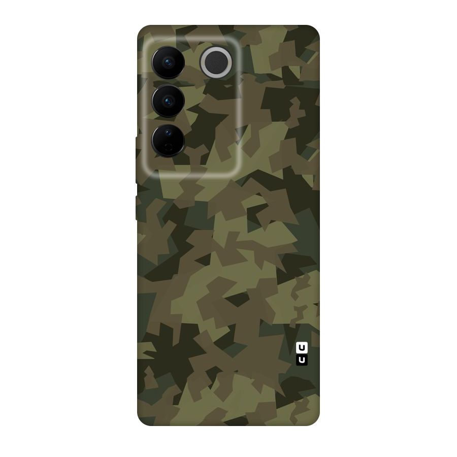 Army Abstract Original Polycarbonate Back Case for Vivo V27