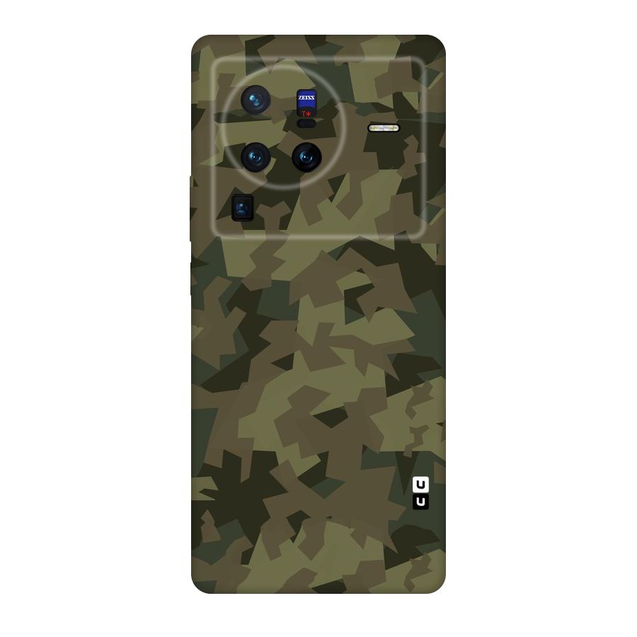 Army Abstract Original Polycarbonate Back Case for Vivo X80