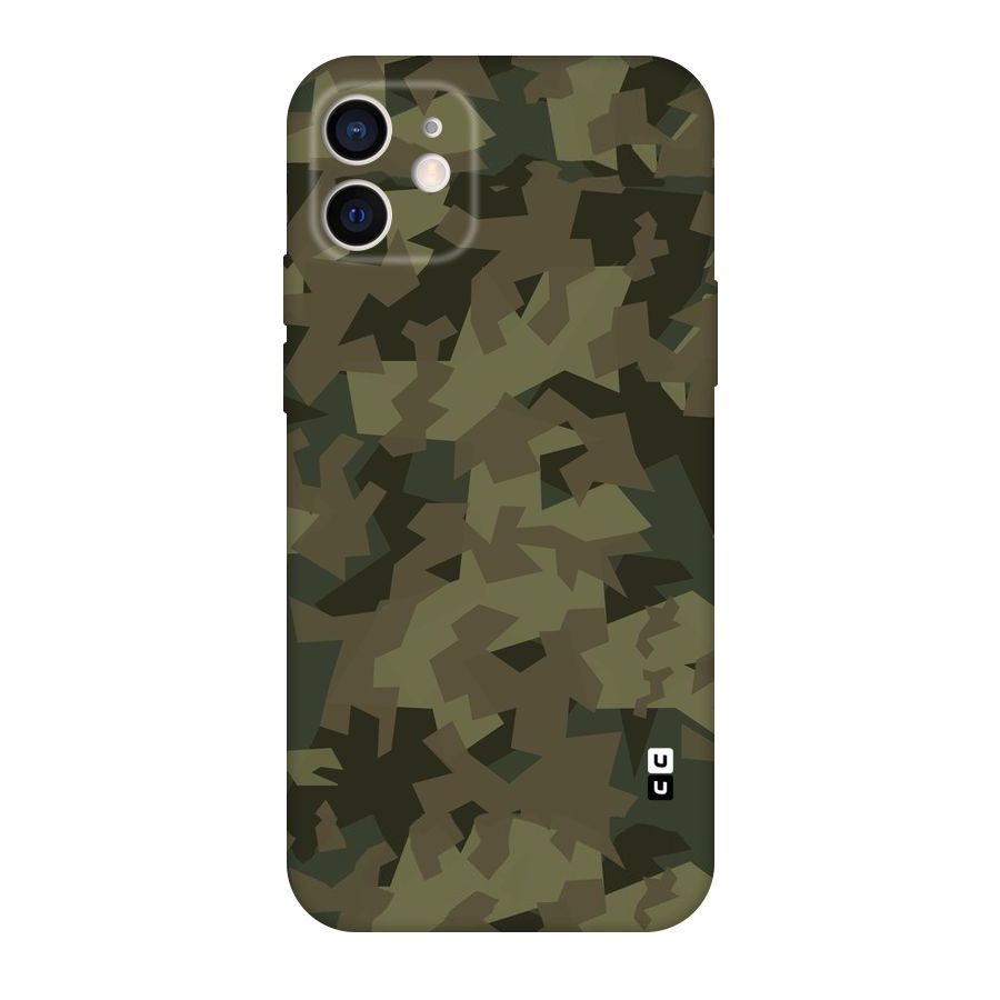 Army Abstract Original Polycarbonate Back Case for iPhone 12