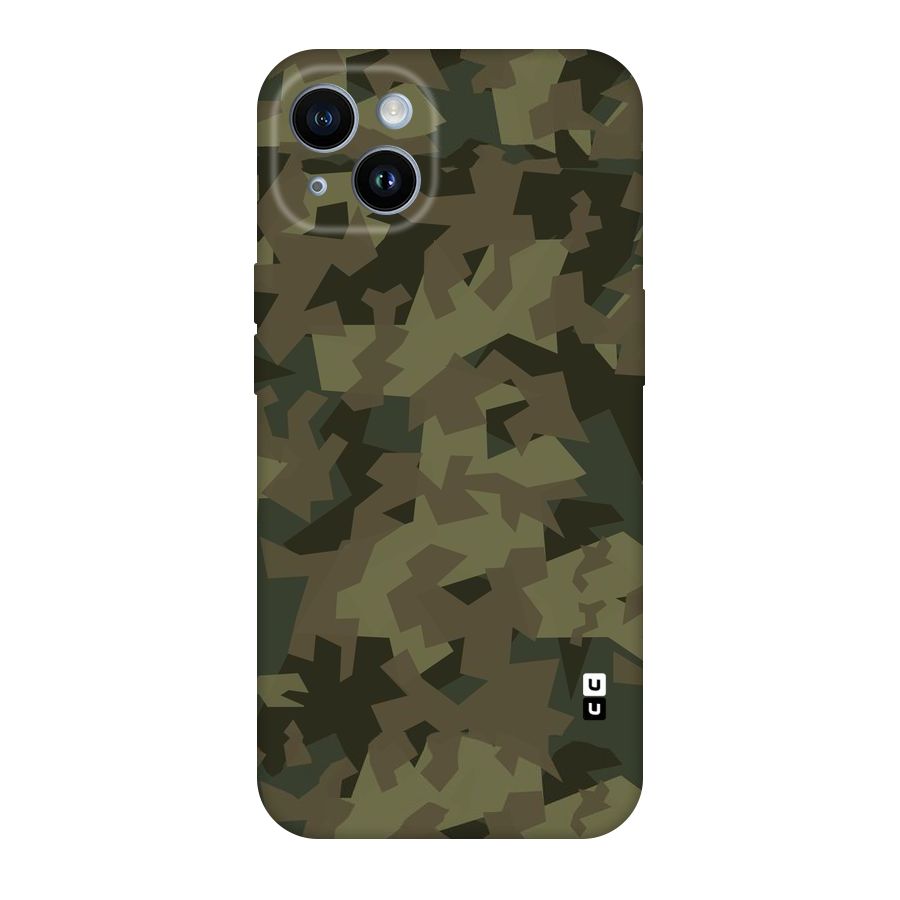 Army Abstract Original Polycarbonate Back Case for iPhone 14