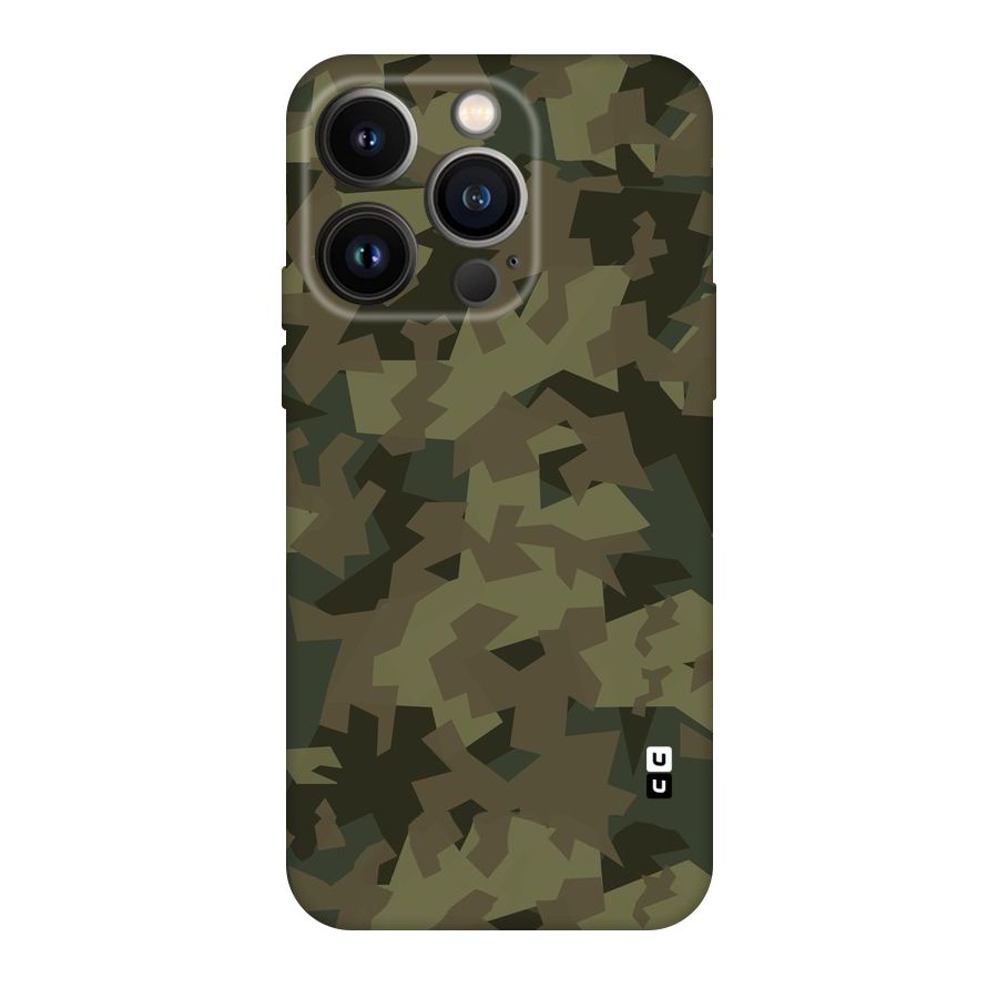 Army Abstract Original Polycarbonate Back Case for iPhone 14 Pro