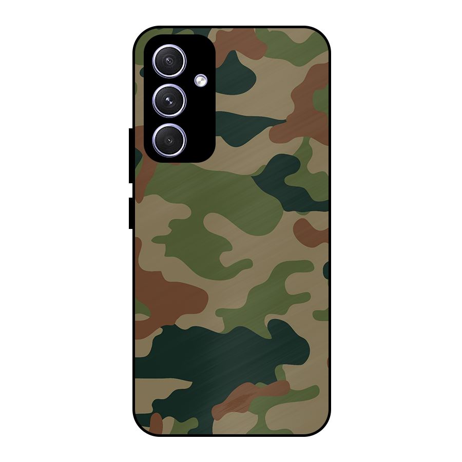 Army Camouflage Metal Back Case for Galaxy A54
