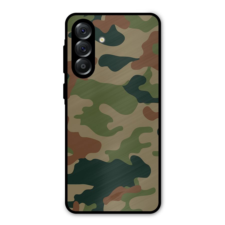 Army Camouflage Metal Back Case for Galaxy A56