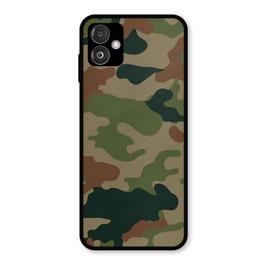 Army Camouflage Metal Back Case for Galaxy F14