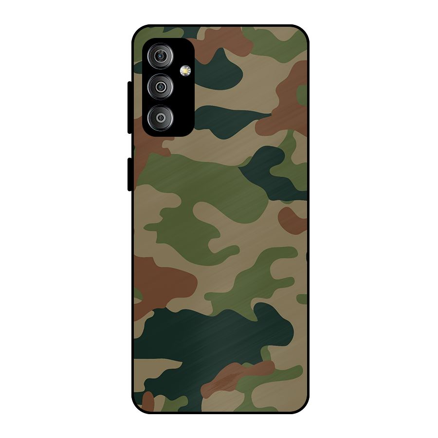 Army Camouflage Metal Back Case for Galaxy F23