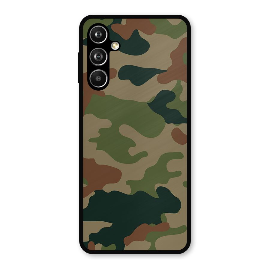 Army Camouflage Metal Back Case for Samsung Galaxy M54