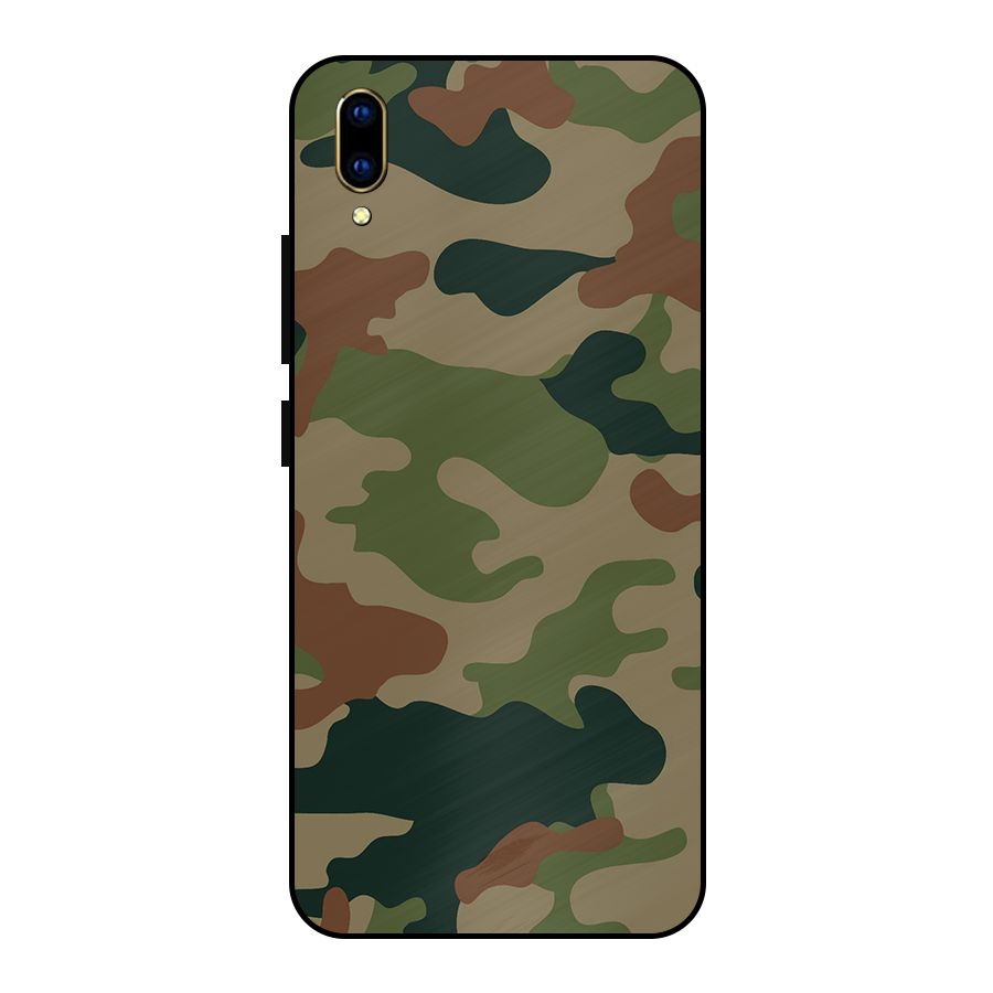 Army Camouflage Metal Back Case for Vivo V11 Pro