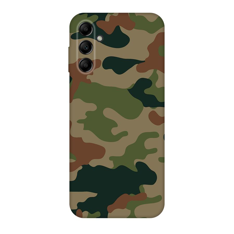 Army Camouflage Original Polycarbonate Back Case for Galaxy A14 5G