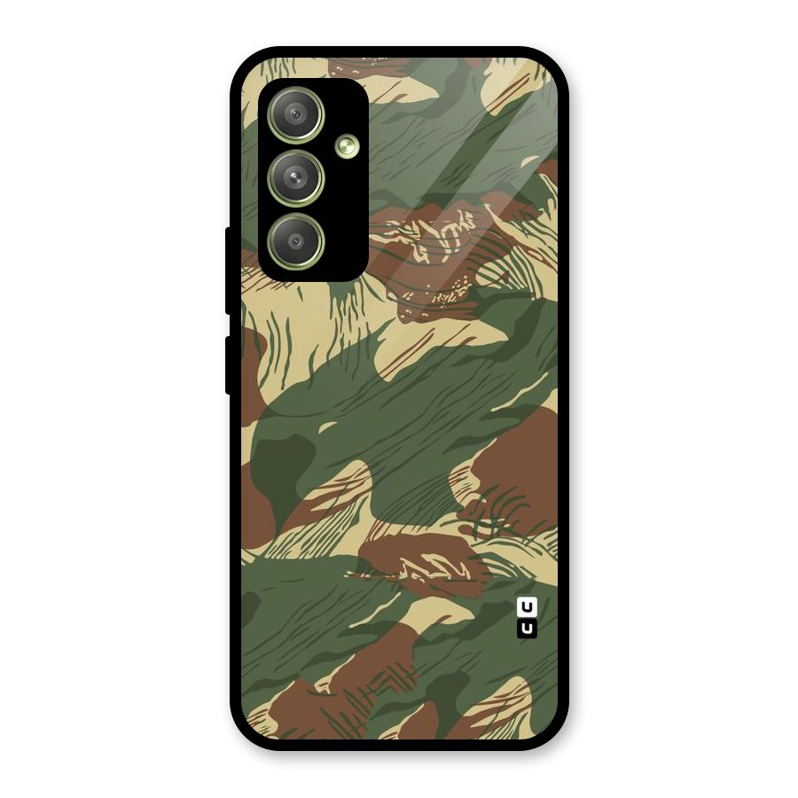 Army Design Glass Back Case for Galaxy A54