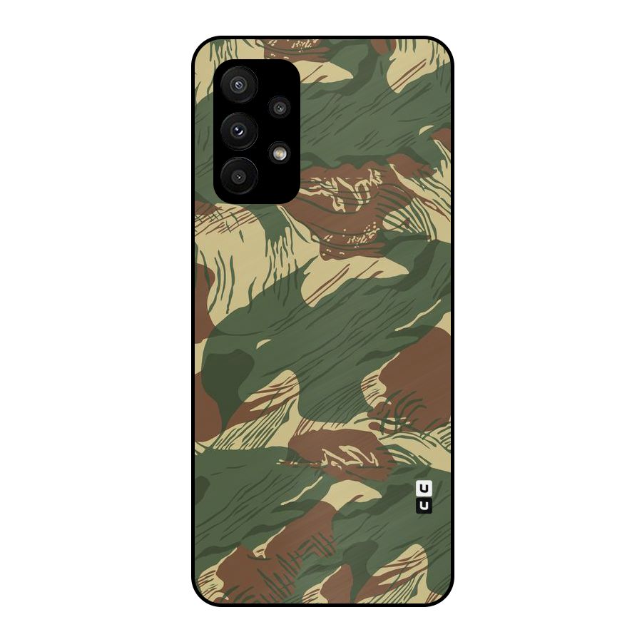 Army Design Metal Back Case for Galaxy A23