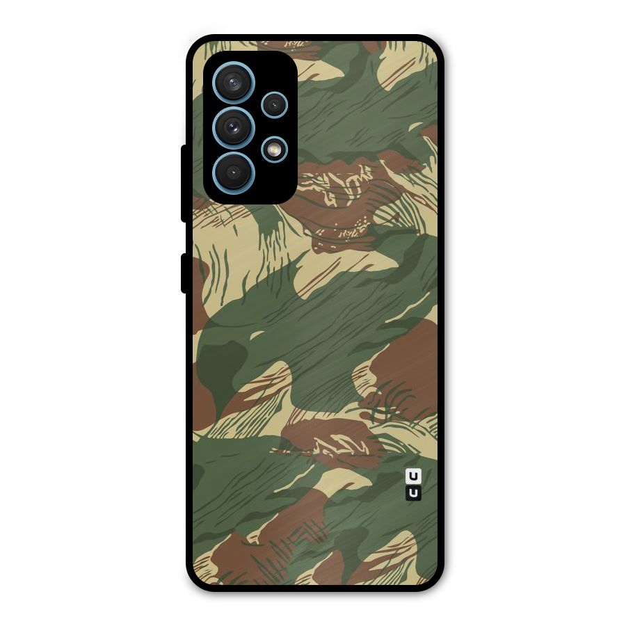 Army Design Metal Back Case for Galaxy A32