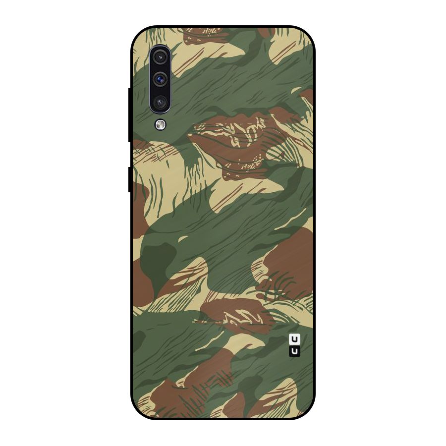 Army Design Metal Back Case for Galaxy A50
