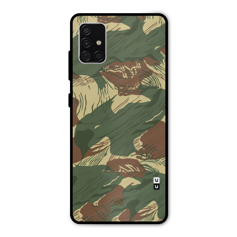 Army Design Metal Back Case for Galaxy A51