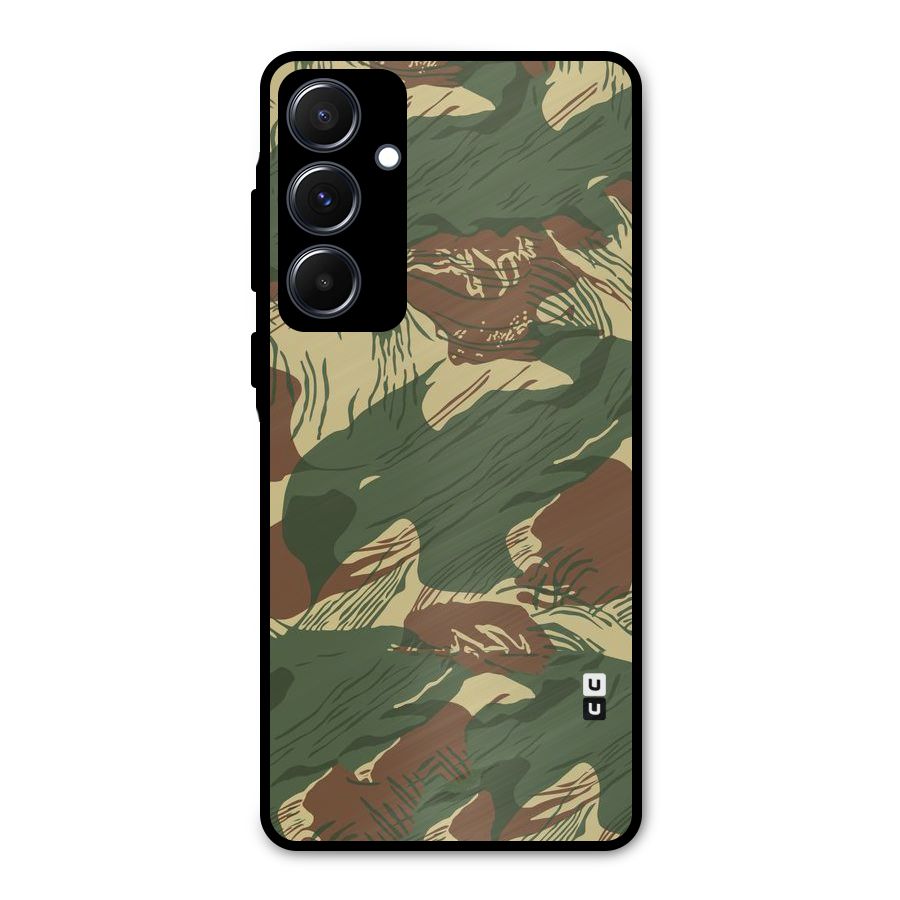 Army Design Metal Back Case for Galaxy A55