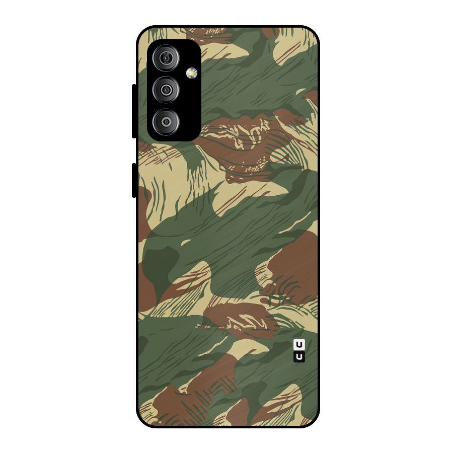 Army Design Metal Back Case for Galaxy F23