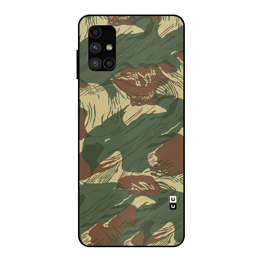 Army Design Metal Back Case for Galaxy M51