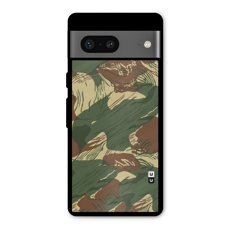 Army Design Metal Back Case for Google Pixel 7