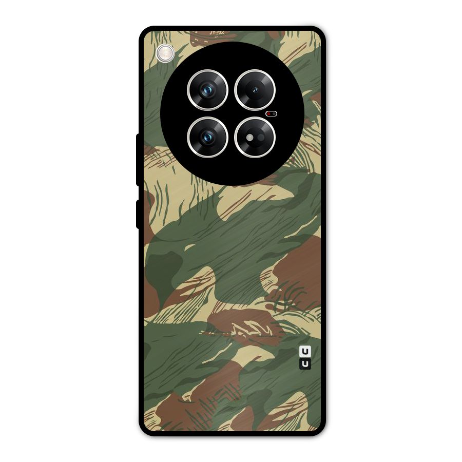 Army Design Metal Back Case for Infinix Zero 40 5G