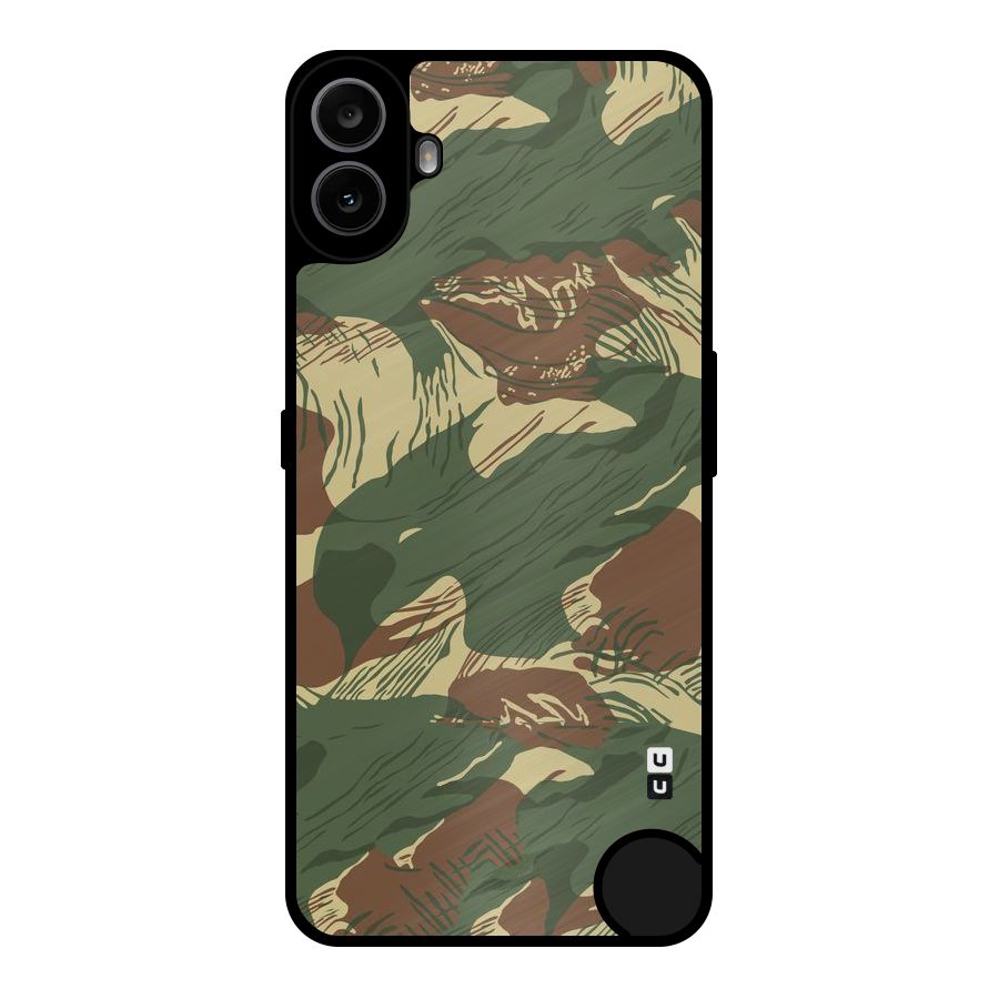 Army Design Metal Back Case for Nothing CMF Phone 1