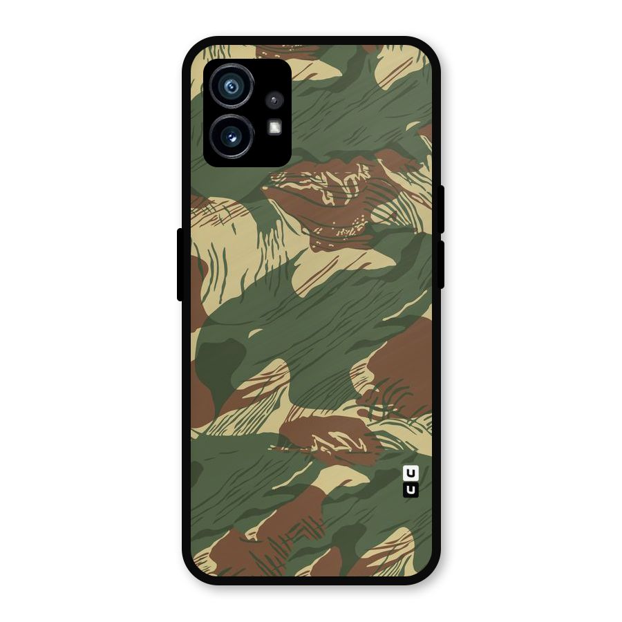 Army Design Metal Back Case for Nothing Phone 1