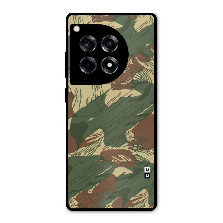 Army Design Metal Back Case for OnePlus 12R