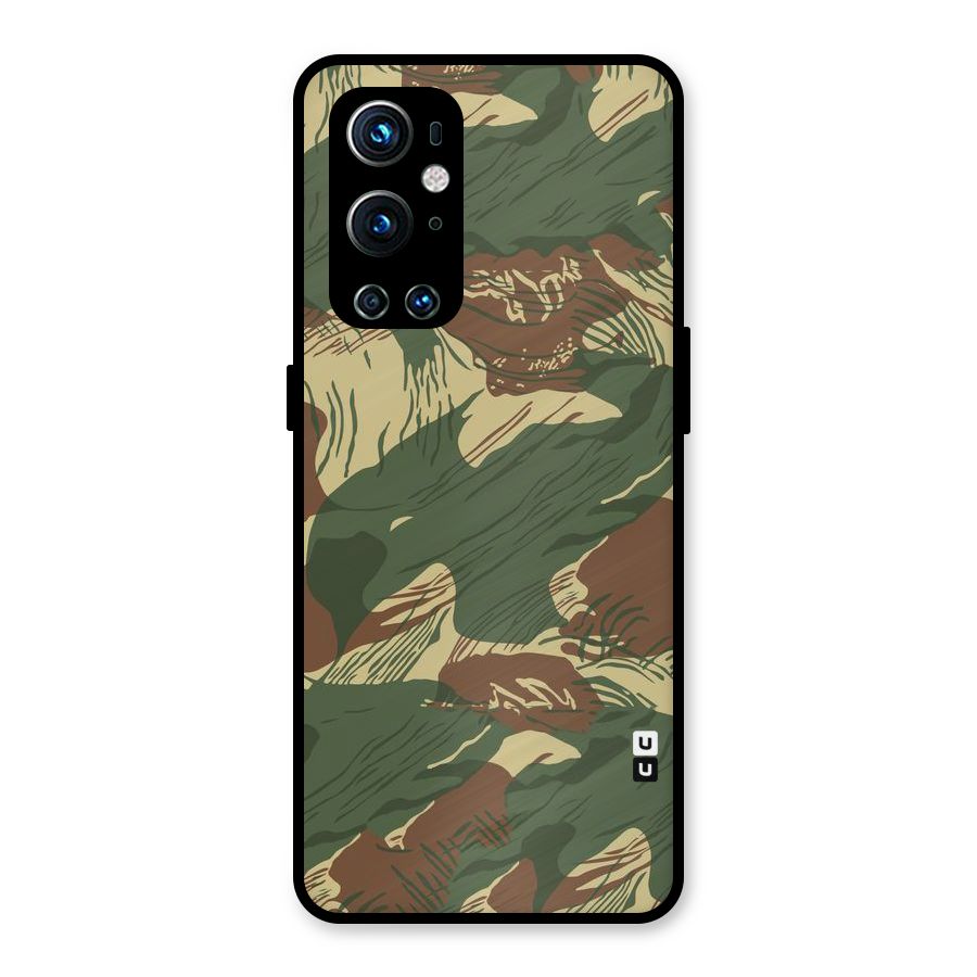 Army Design Metal Back Case for OnePlus 9 Pro