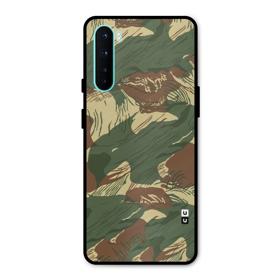 Army Design Metal Back Case for OnePlus Nord