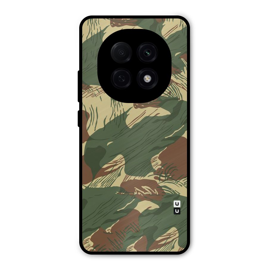 Army Design Metal Back Case for Oppo F29 Pro