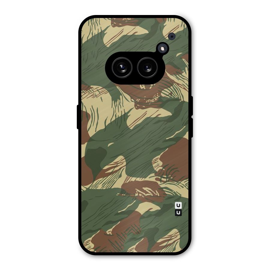 Army Design Metal Back Case for Nothing Phone 2a