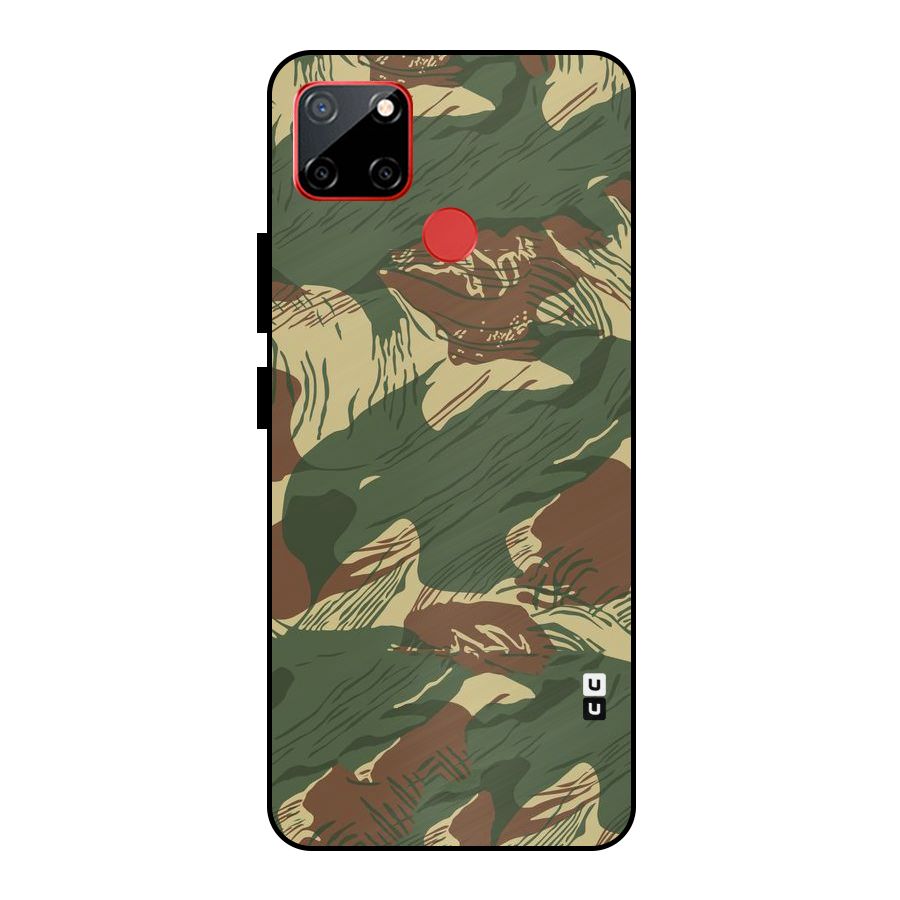 Army Design Metal Back Case for Realme C12